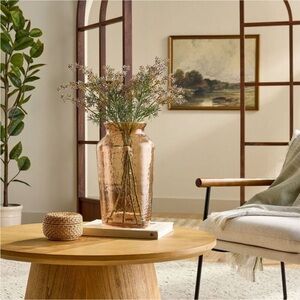 Hearth & Hand w/Magnolia 14" Tan Glass Decorative Flower Vase